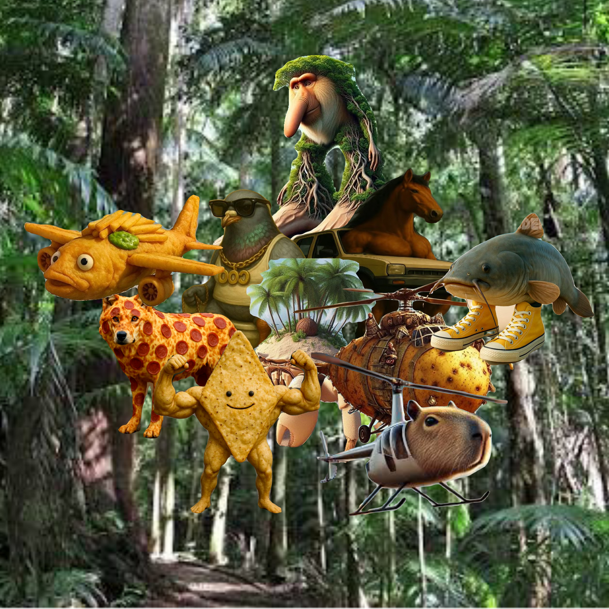 Brr Brr Patapum Pigeonino Helipatato Tuialomaka Pizzini Volante Chipo ...