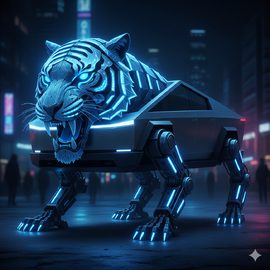 Cybertruck Tiger - Italian Brainrot Wiki