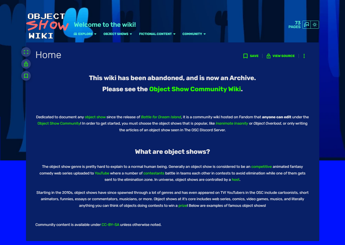 Object Show Wiki - Objectshowpedia