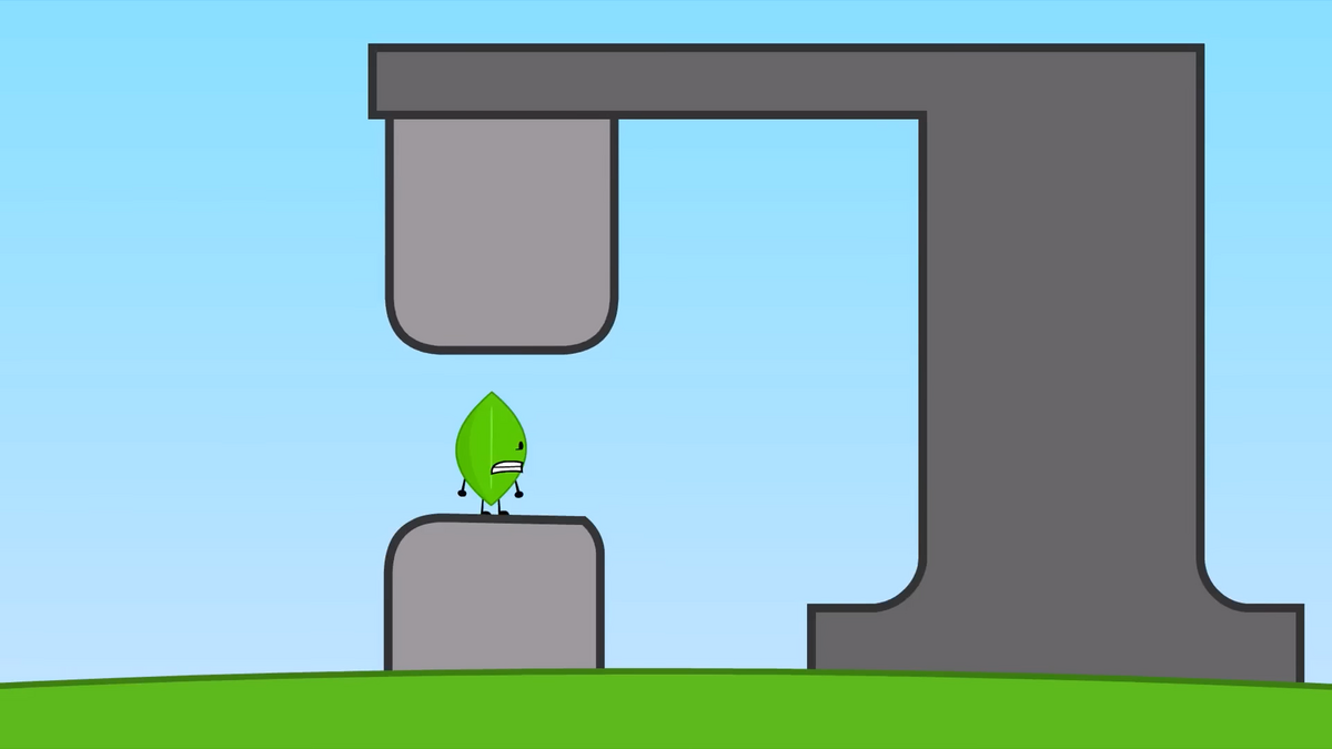 BFDI:Attempted execution of Leafy - Objectshowpedia
